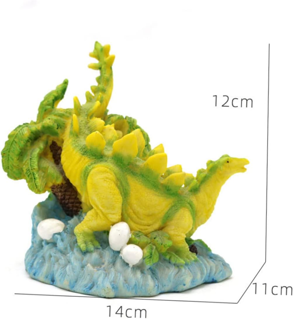 3pcs Dinosaur Fish Tank Decoration Inflatable Floating Fish Aquariums Pond Dragon Lid Tank Decorations Fish Tank Floating Diver Decorations Canister Resin
