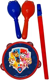 20409 - PANDEIRO, MARACAS E FLAUTA PATRULHA CANINA - YES TOYS