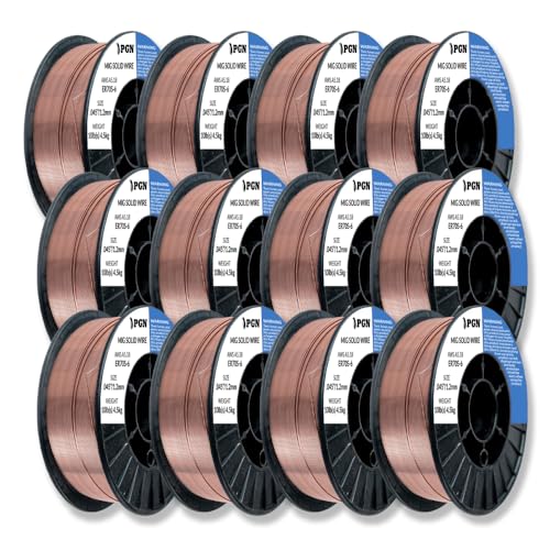 Image of PGN ER70S-6 .045 inch (12 Pack) Solid MIG Welding Wire - 10lb Spool