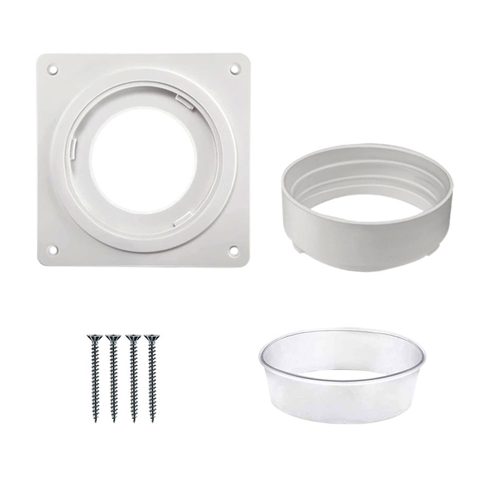Amazon.com: Carkio Dryer Vent Connector Wall Plate Airtight Snap-to-Vent  Adapter Kit, Perfect for Dryer Washer Bathroom, Upgrade Your Dryer Vent  System : Appliances