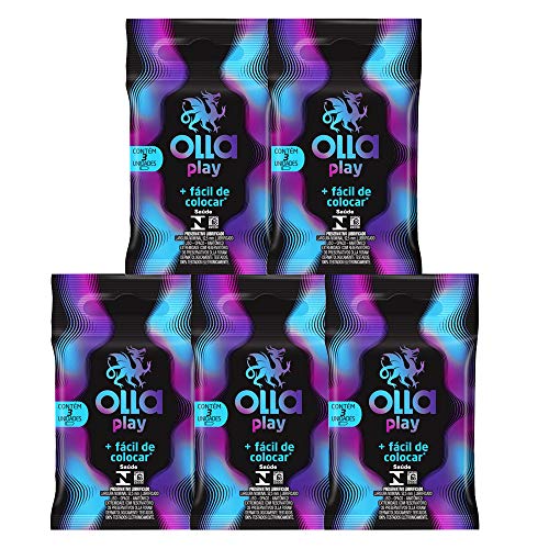 Kit 5x3 Preservativo Olla Play (15 Camisinhas)