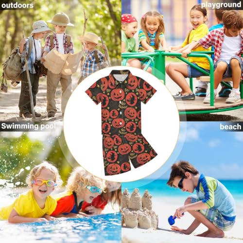Image of Boccsty Ice Cream Drip Boy Summer Shorts Sets Hawaiian Toddler Boys T-Shirt & Pants 2 Pcs 3T-10T