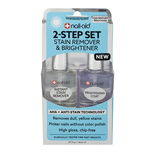 Nail Aid 2–Step Stain Remover & Brightener Box