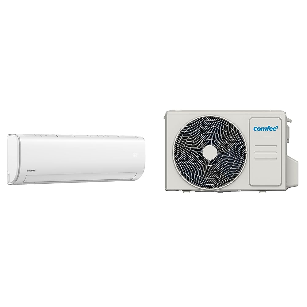 COMFEE' Climatizzatore Monosplit 12000 BTU Inverter, 1 Unità Interna + 1 Unità Esterna, Condizionatore Fisso Classe di efficienza A++/A+, Kit Wi-Fi incluso, GAS R32, TROPICAL 12K