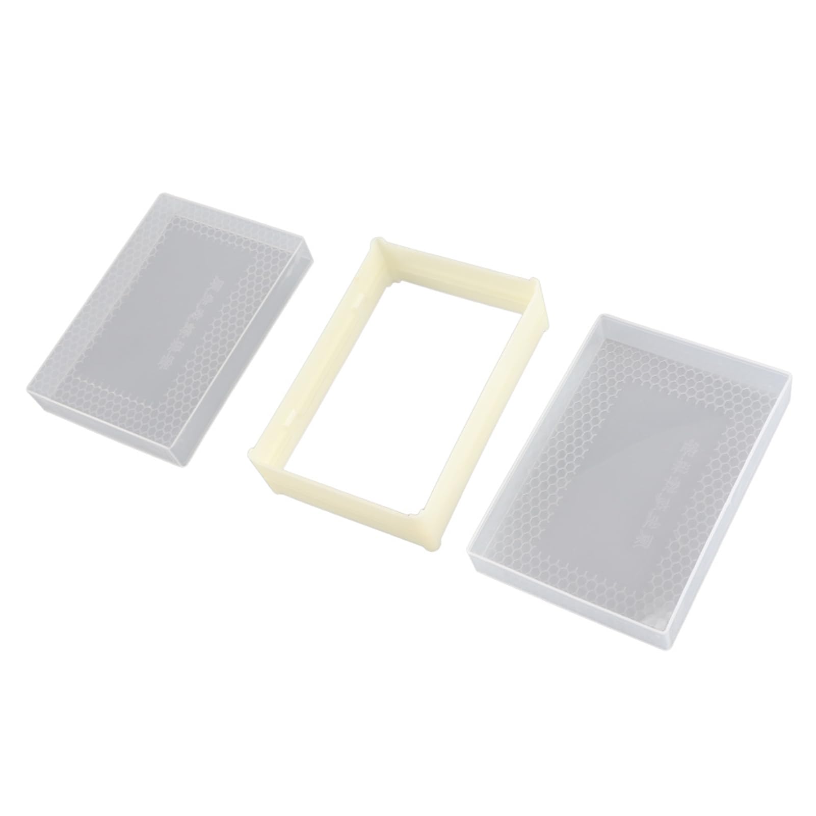 KIMISS Forniture per Apicoltura Scatola per Alveare per Pettine in Plastica per Apicoltura Scatola per Alveare Kit Telaio Attrezzatura per Apicoltore Kit per