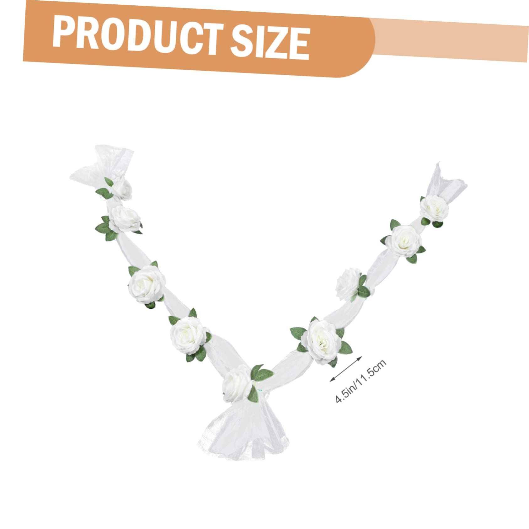 IMIKEYA 2 Sätze Hochzeit Autogürtel Boho-Hochzeitsdekoration Strauß Hochzeit werfen hochzeitsdeko für Auto Hochzeitsauto Dekoration Autodeko Rose Hochzeitsautoverzierung Hochzeitsauto Prop