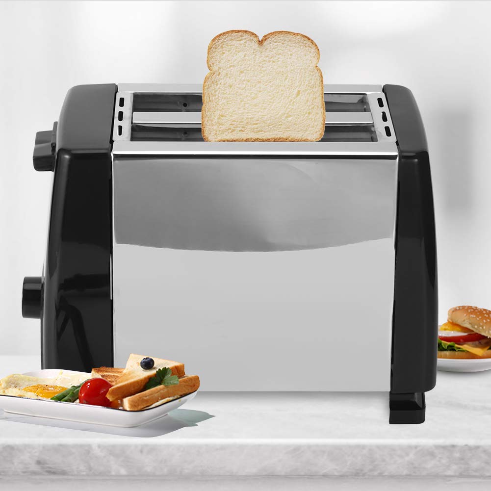 Buy Bread Toasters, Durable Convenient 2 Slice Bread Toasters, Simple