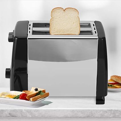 Breakfast Cooking Machine, 750W Simple Bread Cooking Machine, Practical Convenient Durable 6 Gears Temperature Control Black for Bakery Home