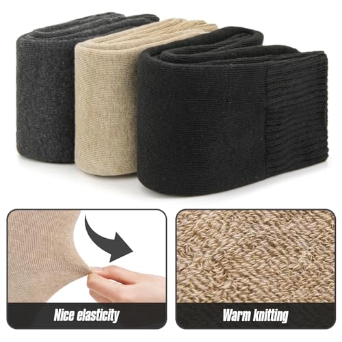 Leg Warmers for Women, Over the Knee High Leg Warmers, Knit Footless Long Socks4