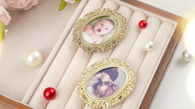 Amazon.com - Qunclay 8 Pcs One-inch Mini Vintage Picture Frame
