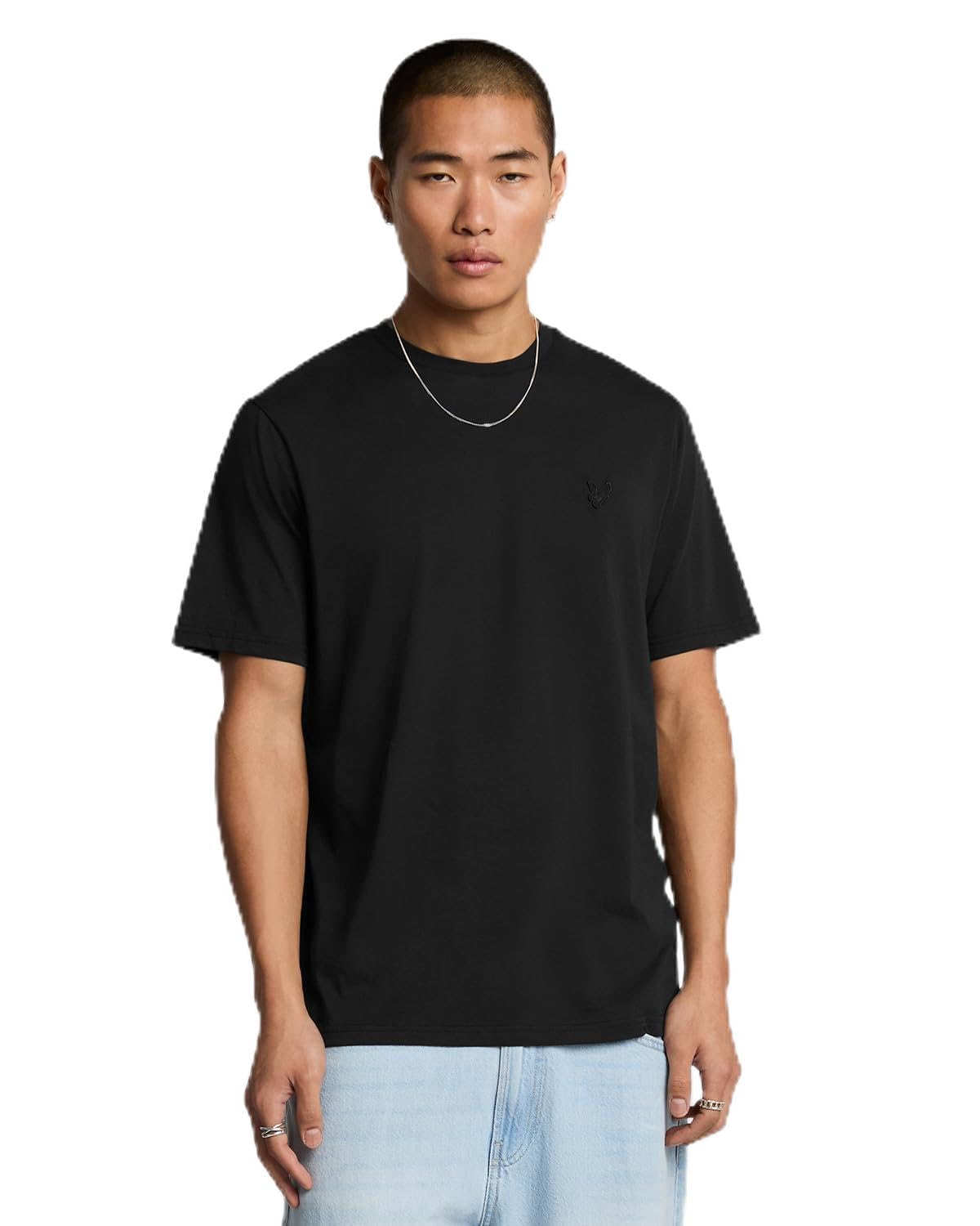 Lyle And Scott Men's Black Superfine Cotton T-Shirt - Size 40