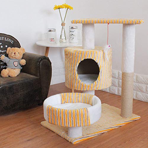 Lit pour chat peluche cave léopard design bicolore taille unique