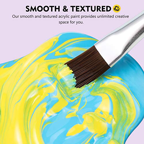 最安値 Magicfly アクリル絵の具 アクリル顔料 30色セット 60ml アクリルカラー ペイントブラシ3本付き 布 石 木 ガラス セラミックに描ける 無毒 速乾 耐久 子供 初心者 アーティスト イラスト 塗り絵 クラフト 美術の価格比較