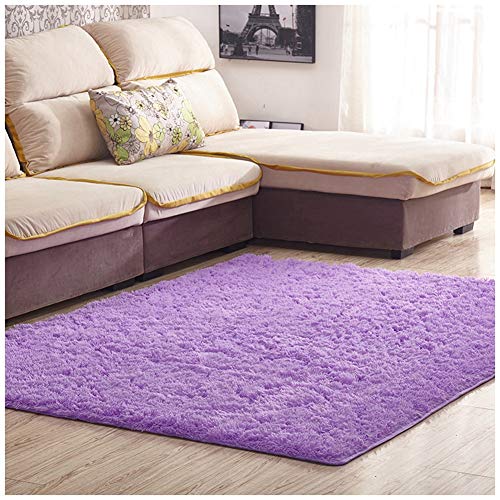 ZIXINGA Shaggy Teppich Kunstfell Hochflor Langflor Teppiche Wohnzimmer Matte Für Wohnzimmer...