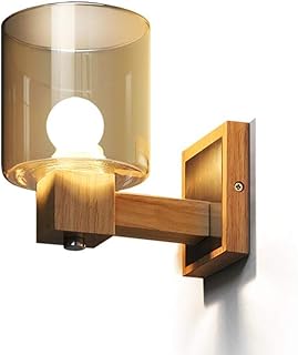 lampada da parete Wall Light Log creativo Soggiorno Camera da letto Lampada da comodino riparo della parete di moderno semplice della navata laterale della lampada da parete Scala lampada a muro