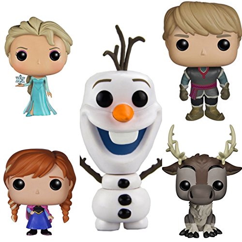 Exclusive Discount 80% Offer Funko Disney Frozen Pop Vinyl Figure Bundle Set Elsa, Anna, Olaf, Kristoff, Sven