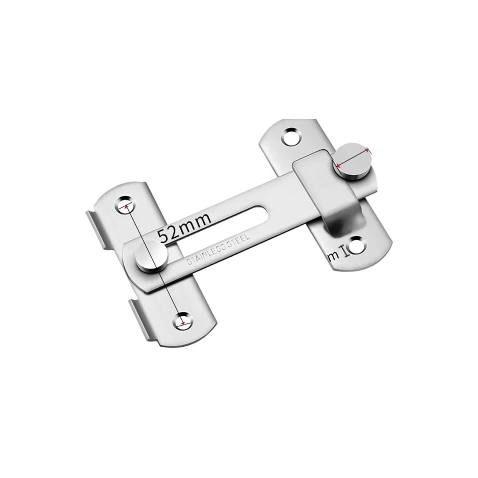 BSAXITHZB Household Door Latch Sliding Lock Buckle Drilling Hardware Accessories(40 * 40 * 20mm)