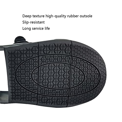 Double Hook And Loop Straps Safety Overshoes Steel Toe Caps, Titanium Aluminum Alloy Toe Shoe Covers, Steel Toe Covers, Slip Resistant Alloy Toe Overshoe, Visitor Safety Overshoe, Size M, Color Red #TOP3