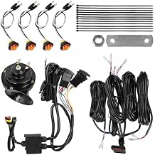 UTV Turn Signal Kit Turn Signal Kit compatible with Polaris RZR Ranger, Pioneer, Talon, Can-Am X3, Kawasaki Teryx Mule, Arctic Cat, CFMOTO, Golf Cart, LandMaster, Segway