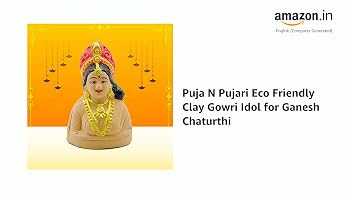 Buy Puja N Pujari Eco Friendly Clay Gowri Idol for Ganesh ...