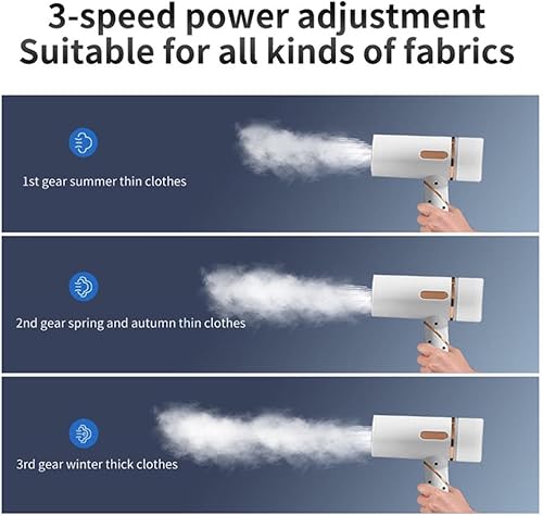 Miniatura 2 de Vaporizador de mano de 1600 W, potente vaporizador de ropa, portátil de calor rápido, plancha de vapor para viajes en el hogar