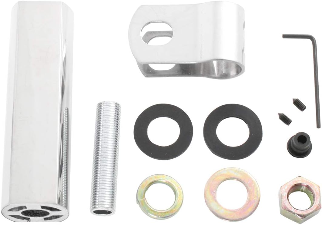 GG Grand General 82005 4 Inches L Aluminum Extension Stainless Steel Mirror Arm Clamp & Hardware