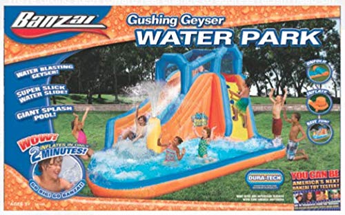 Banzaigushing Geyser Water Spraying Inflatable Outdoor Water Park