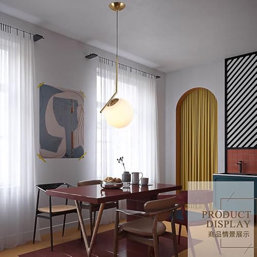 Iluminación decorativa for comedor con lámpara de techo esférica E27 moderna 3