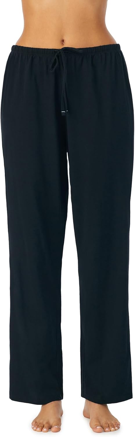 Nautica Womens Pajama Pants - Lightweight Wide Leg Lounge Pants - Cotton Knit Jersey - Sleepwear Loungewear PJs for Women