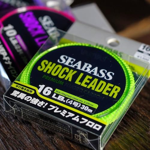 Varivas shock leader fluorocarbon 30m para pesca miniatura 6