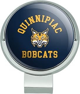 GRAPHICS & MORE Quinnipiac University Bobcats Logo Golf Hat Clip with Magnetic Ball Marker