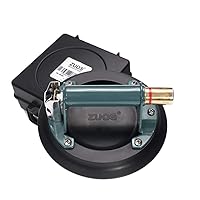 Vista 7 de Ventosa de vacío resistente de 12 pulgadas para elevación de granito y vidrio, elevador de vacío de ventosa de vidrio con mango de metal y bomba
