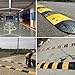 KIYILIHI Speed Bump,Road Rubber Speed Bump,Car Speed Bump,Suitable for Asphalt Concrete Gravel Driveway, 85235