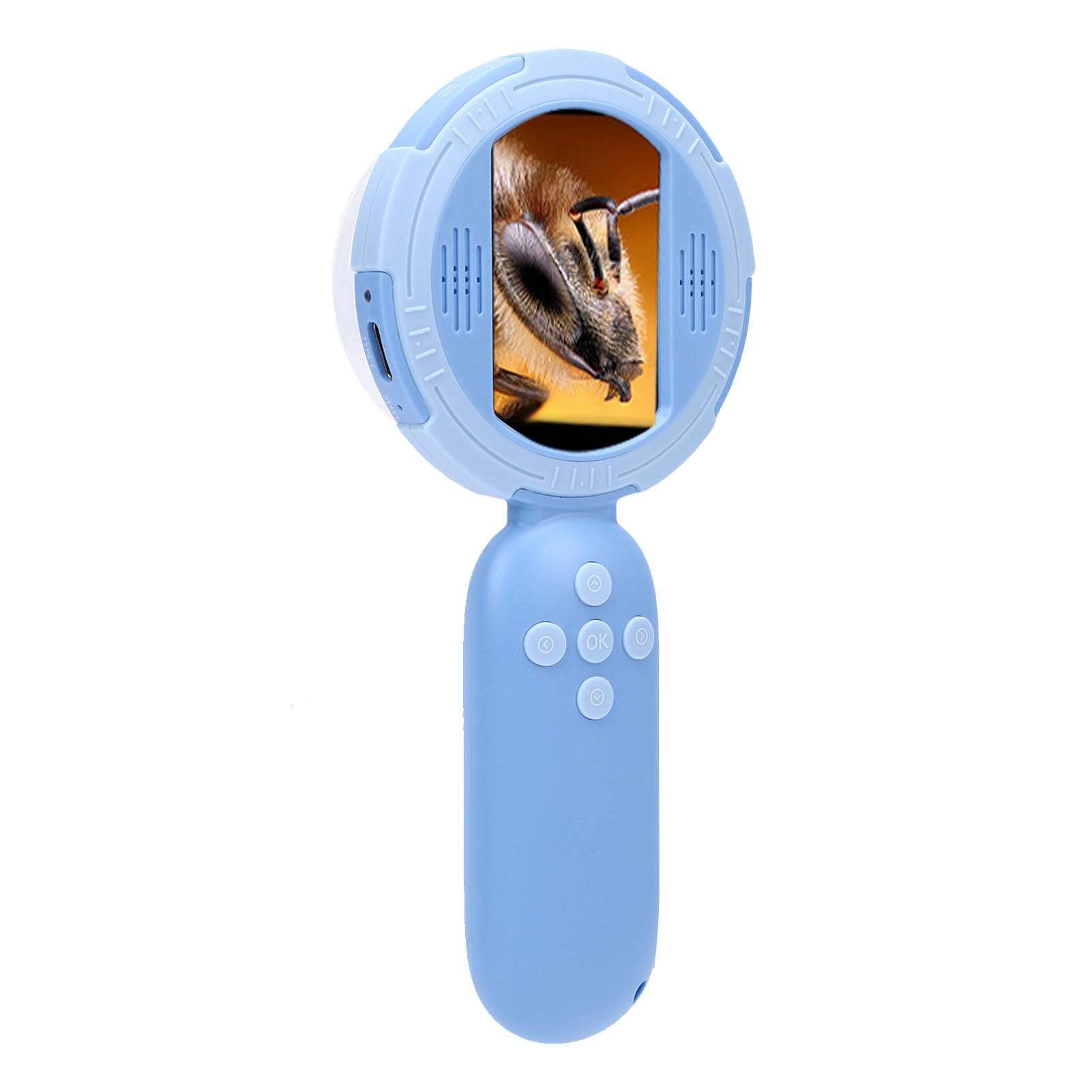 Topiky Microscopio Digitale per Bambini Fotocamera Portatile Portatile da 2 MP per Aule di Esplorazione Educativa All'aperto