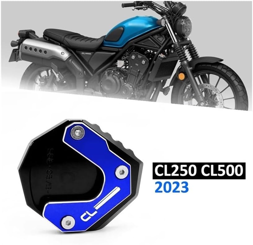 Motorcycle Foot Plate Pad for CL500 CL300 2023 Motorcycle Accessories Kickstand Foot Side Stand Enlarger Pad Plate Footrest Extension