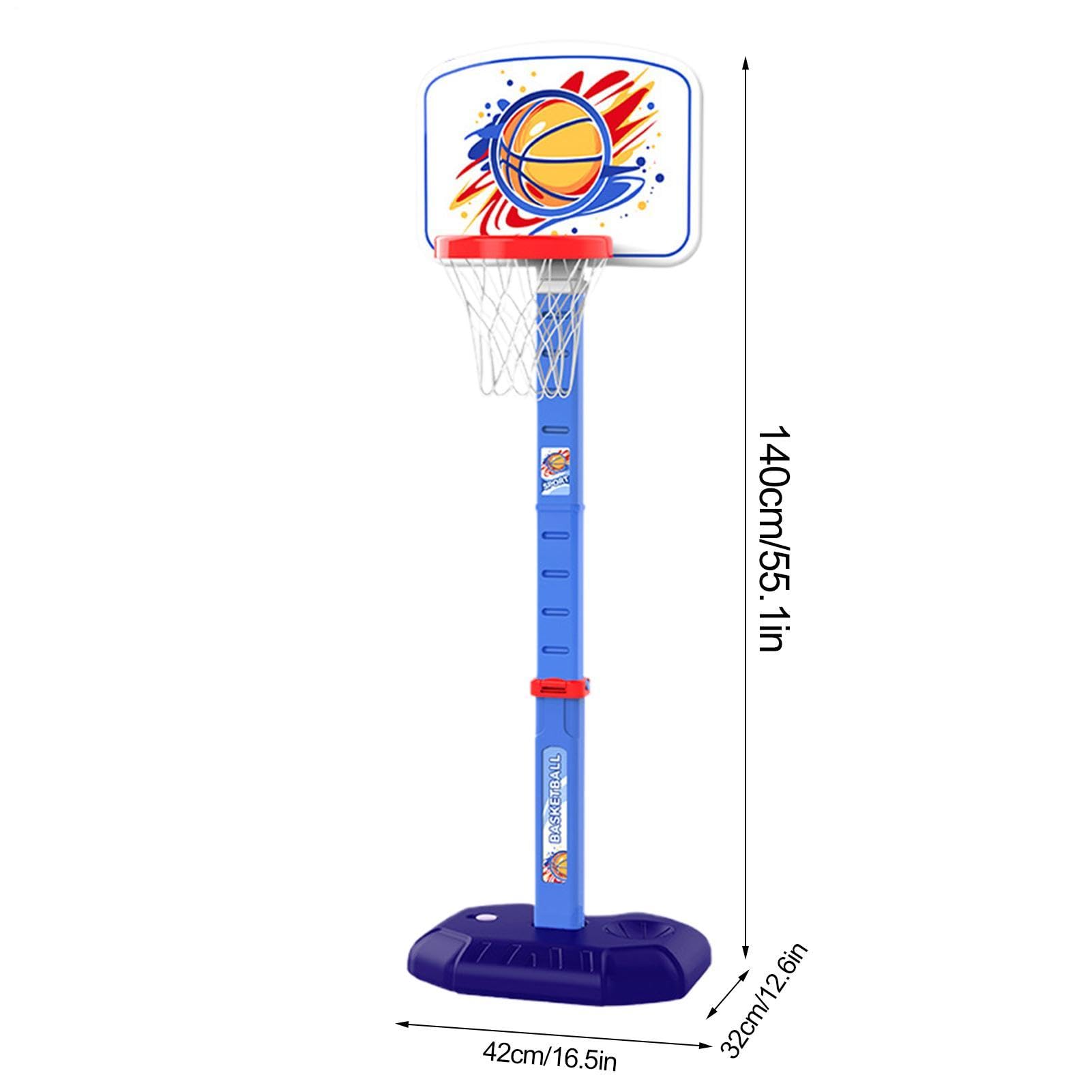 Canasta De Baloncesto Infantil Interior Juguete Deportivo Portátil para | Set De T Ball Y Juego De Lanzamiento De Anillas Juguetes De Baloncesto Para Niños De 1 A 8 Años