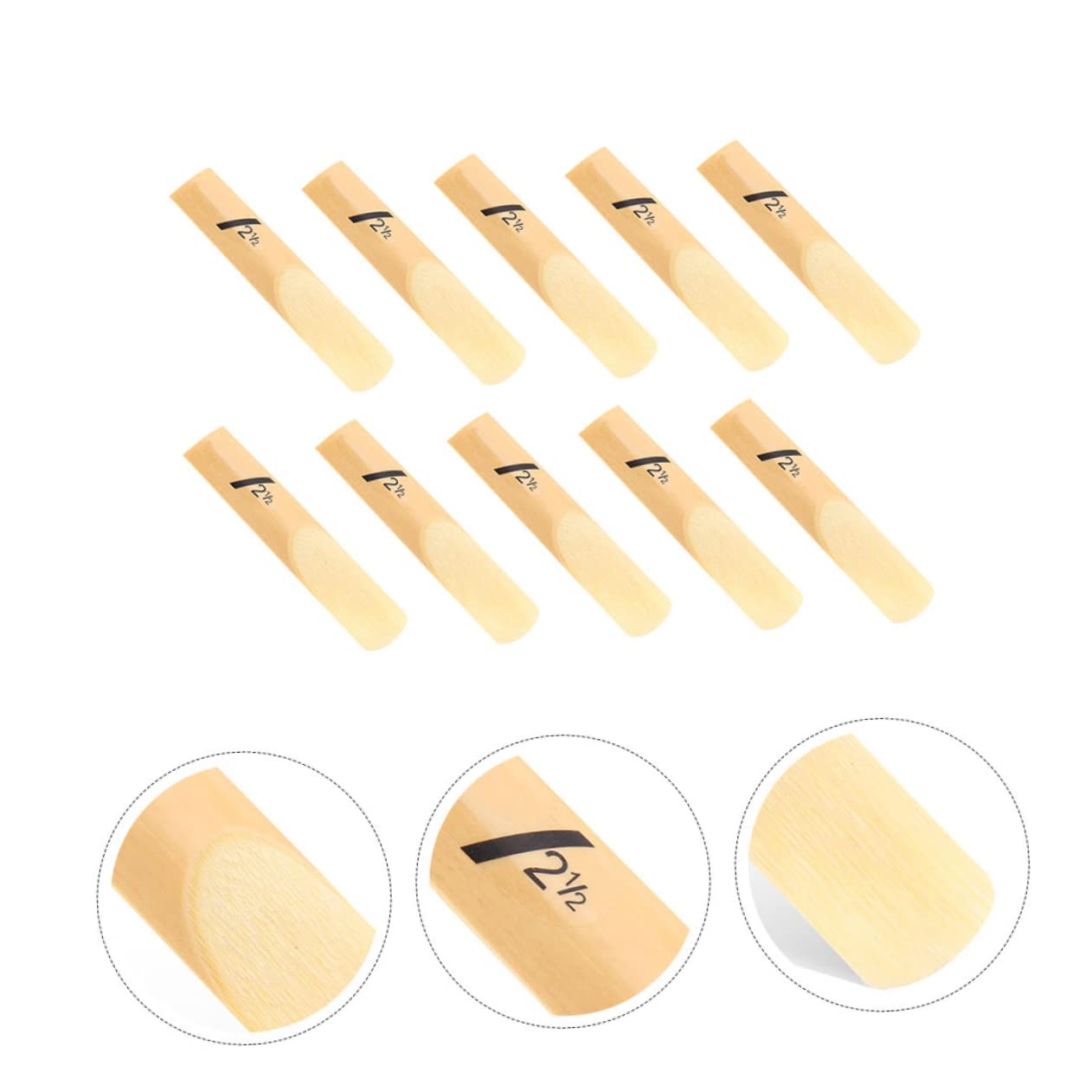 SUPVOX 50pezzi Per Sax Eb Reeds Sostitutivi Morbidezza Accessori Per Per Principianti e Professionisti