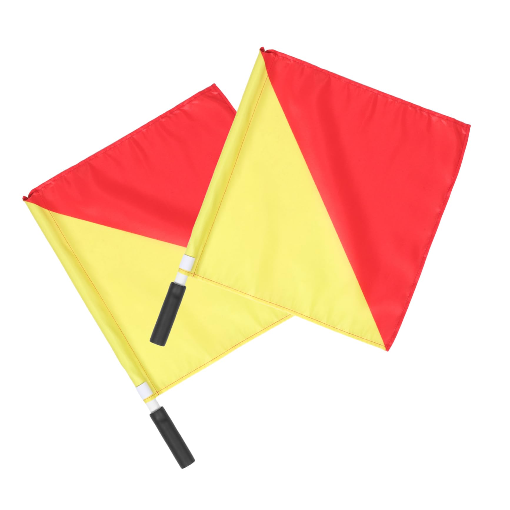 Luxshiny Navy Flags for Boats 2pcs Commanding Hand Flags Fade Resistant Red Yellow