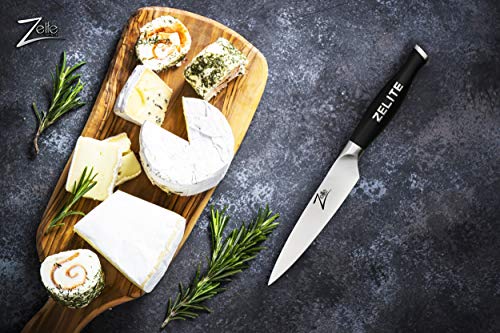 Zelite Infinity Utility Knife Kitchen, 5 Inch Kitchen Knife, Chef's Knives, Chopping Knife, Kitchen Utility Knife, Vegetable Knife - German High Carbon Stainless Steel - Razor Sharp Kitchen Knife #TOP4