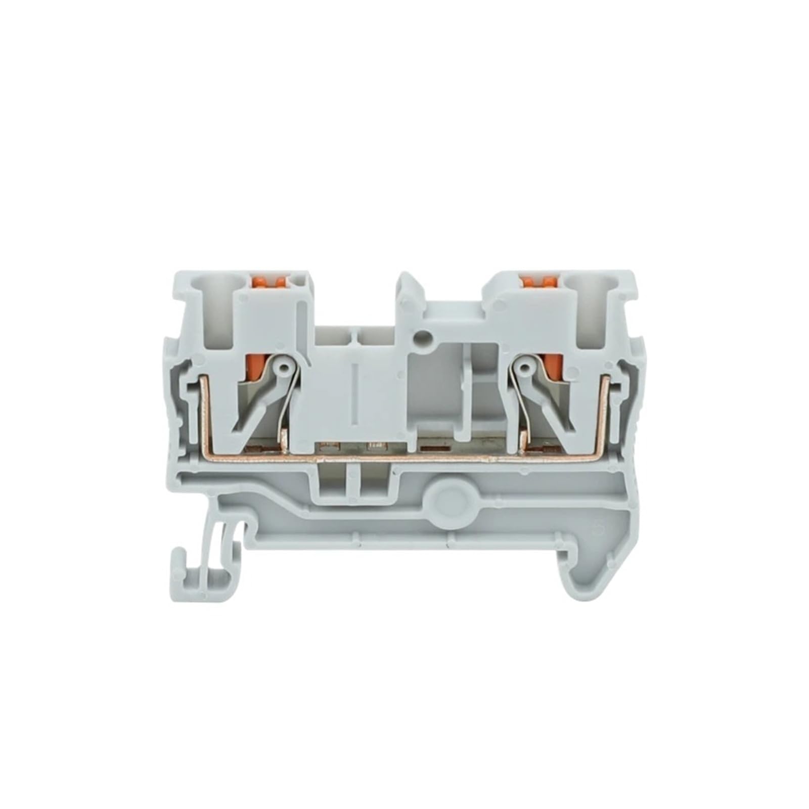 10 Stück PT 2,5 Steckklemmen, mm² Kabel Elektrischer Steckverbinder DIN-Schienenklemmenblock Durchführungsleistenstecker PT2, PT-2(Ground PT2.5-PE)