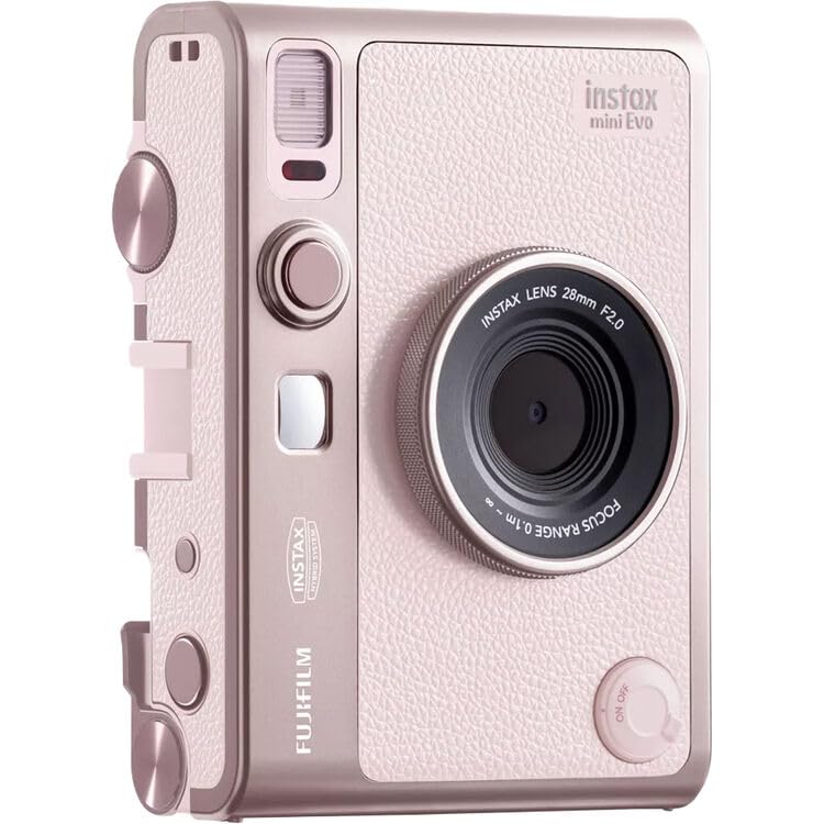 FUJIFILM instax mini Evo Gentle Rose本体 Amazon.com: Fujifilm Instax Mini EVO Hybrid Instant Camera (Gentle