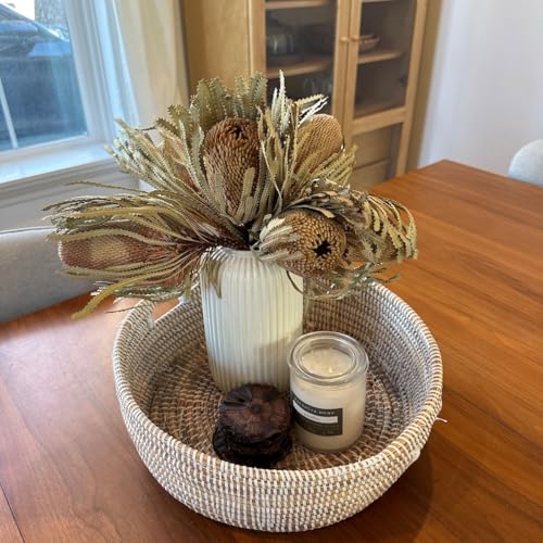 Ramillete de 3 manojos de flores Banksia secas para decoración miniatura 3