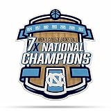 Rico Industries NCAA North Carolina Tar Heels Champ Shape Cut Pennant - Home and Living Room Décor - Soft Felt EZ to Hang