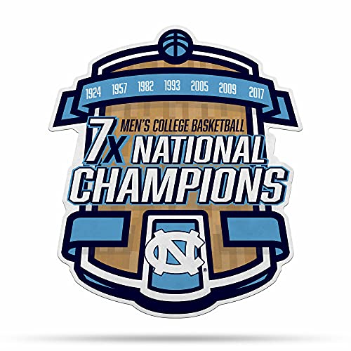 Rico Industries NCAA North Carolina Tar Heels Champ Shape Cut Pennant - Home and Living Room Décor - Soft Felt EZ to Hang