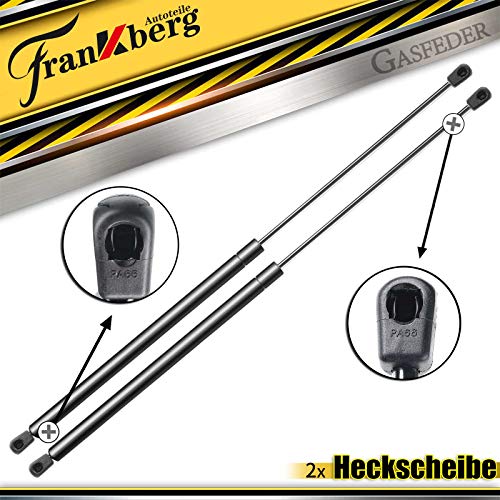 2 x Muelle neum�tico Sordina Luna trasera trasera Cristal para Wrangler YJ