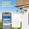 Bird Feeder with Camera, 1 Year Trial AI Identify, Birds Watching Camera with 4 DIY Add-ons, Smart Birds Cam with Solar Panel for Outdoor, Auto Record Videos, Gift for Bird Lover #4