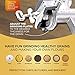 Corona Corn Grinder with Low Hopper, Grain Mill, Manual Grinder For Corn, Rice, Soybeans, Pepper, Chickpeas, Cast Iron Wheat Grinder For Domestic Use