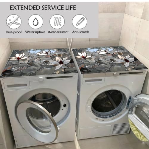 Image of NYZE Washer and Dryer Top Protector Mat, Washer Dryer Cover 23.6 inchx19.7 inch