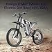 Freego Electric Motorcycle Bike for Adults Teen, X2 Electric Dirt Bike 6000W(Peak) Motor 60V/30Ah Removable Battery, 50MPH Off Road Electric Mountain Bike, 19