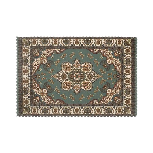 Lot de 6 sets de table traditionnels orientaux pour table de salle à manger, 30,5 x 45,7 cm, résistants à la chaleur, sets de table antidérapants pour la...